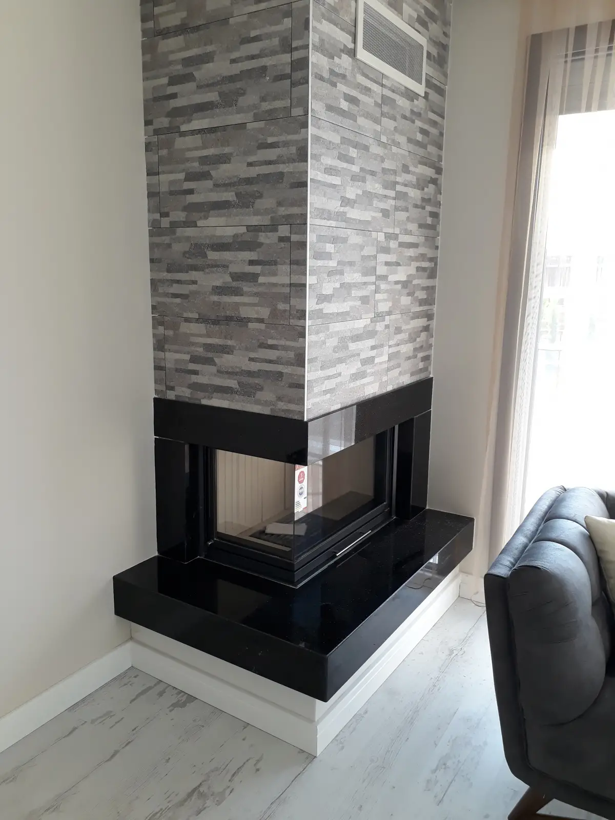 L TİPİ ASANSÖRLÜ   ŞÖMİNE 0305